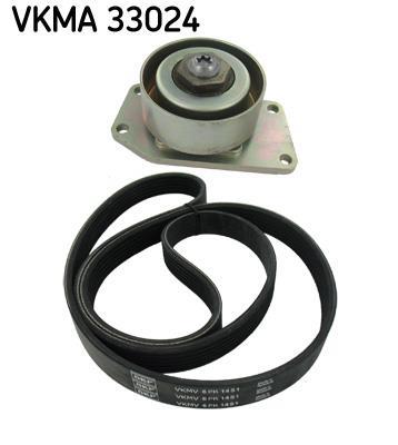 Kit de courroie d'accessoire (Courroie d’alternateur) SKF ref. VKMA 33024